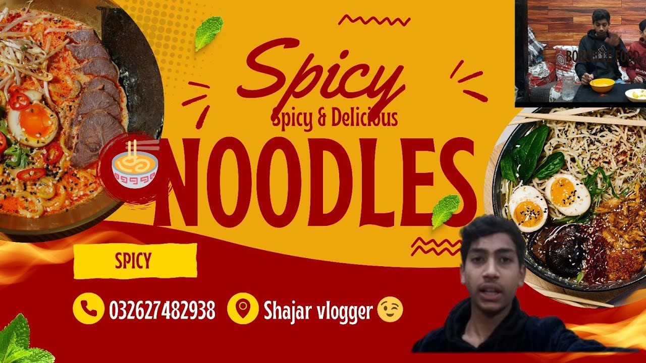 Spicy noodles 🍜 😋 challenge 😋 👌 (Shajar and mukarram challenge ♥️)