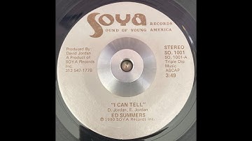 Ed Summers   I Can Tell