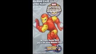 Marvel Super Hero Squad Iron Man Theme Starter Deck (2012, Upper Deck)