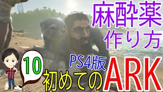 アーク初心者0からガイド 10 麻酔薬 麻酔矢の作り方とコツ 使い方 Ark Survaival Evolved Ps4版 Youtube