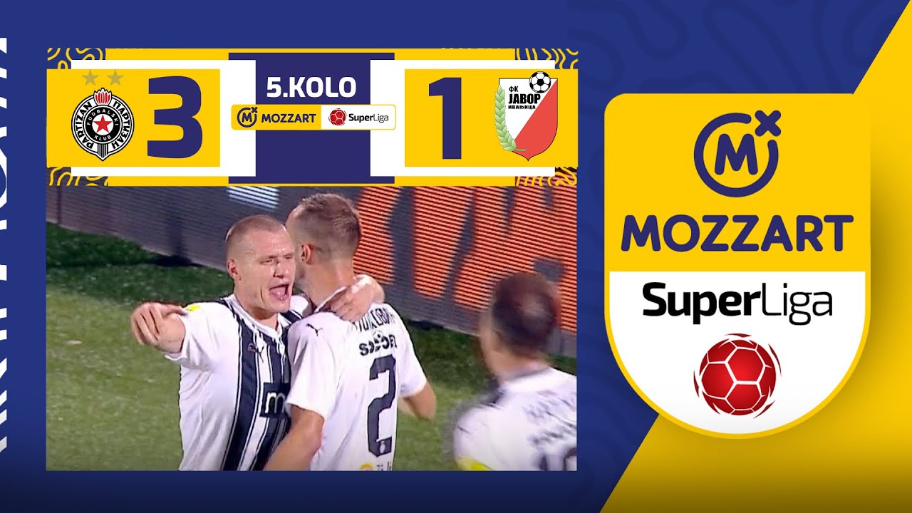 Mozzart Bet Super liga 2023/24 - 5.Kolo: PARTIZAN – JAVOR MATIS 3:1 (1:0)