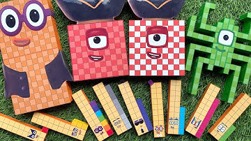 Looking for Numberblocks NEW 565 Puzzle Tetris Space ASMR  | Numberblocks Satisfying Video