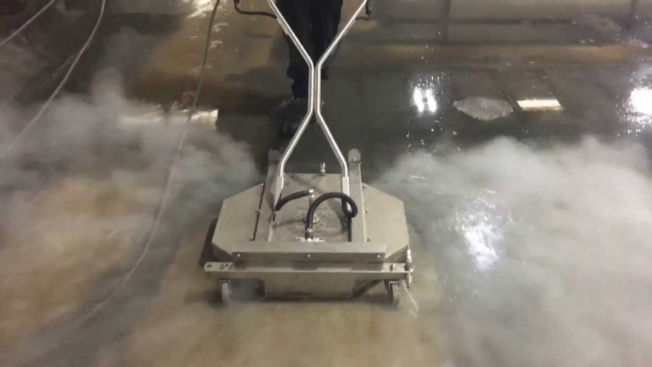 Jetstream Power Wash 35,000 Sq. Ft. Warehouse Floors Power Wash & Steam Clean. (HD 2017