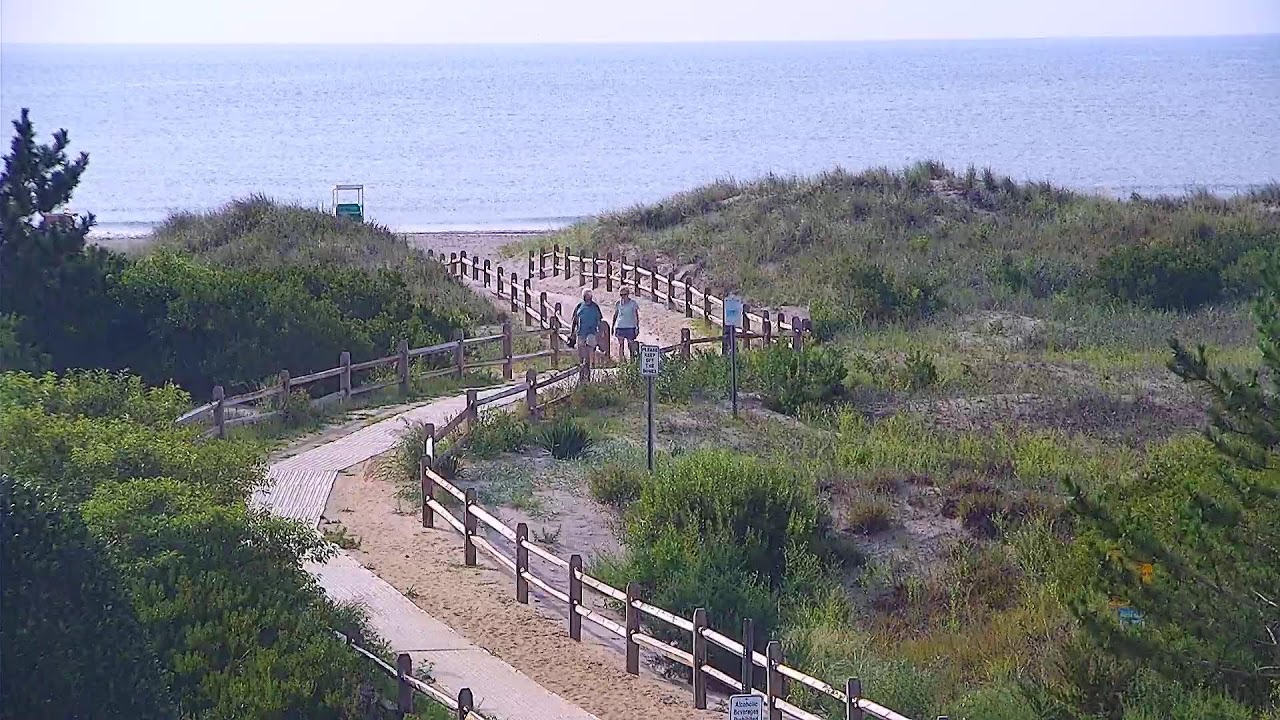 30th Street Zoomed Beach Cam Live – Ocean City NJ Boardwalk & Surf 24/7 live camera thumbnail
