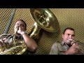 Dobrado Mato Grosso - Sd. Freitas (Tuba Bb) e Sd. Célio (Trombone)