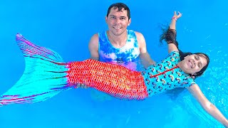 Sarah Finge Brincar De Sereia Aquática