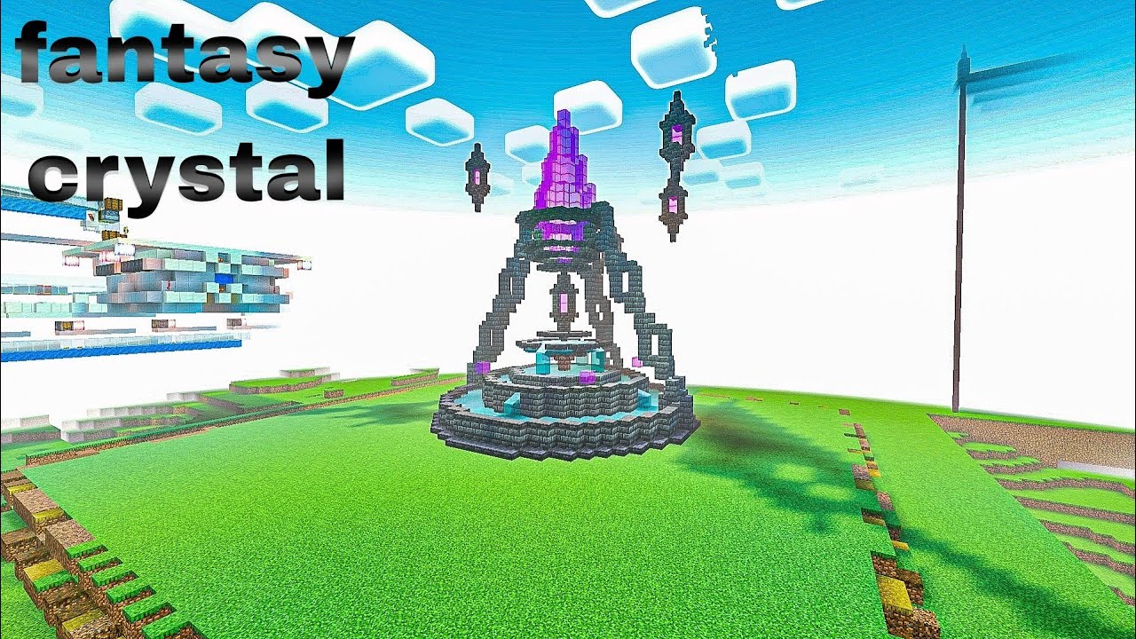 fantasy crystal 🔮 build Minecraft Chin 🗿 - YouTube