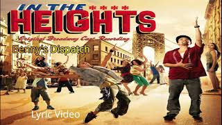Benny's Dispatch Lyric Video (Original Broadway)