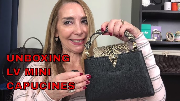 LV Capucines Mini, Exotic, Review, Styling, Mod Shots