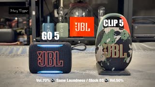JBL GO 5 vs JBL CLIP 5