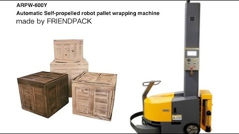 Automatic Self-propelled robot pallet wrapping machine