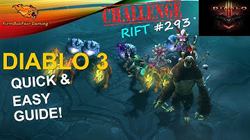 Diablo 3: NA Challenge Rift #293 - Quick & Easy Guide - Maps & Everything you need for a quick time!