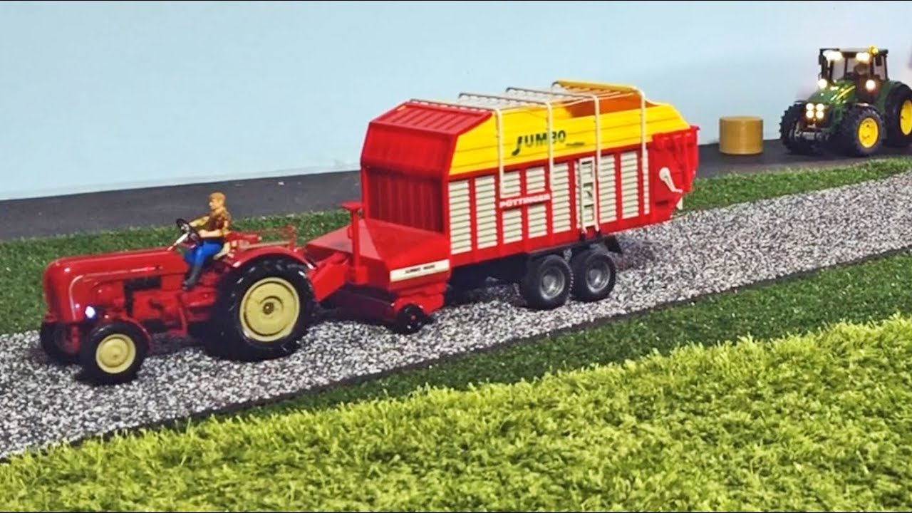 BRUDER big FARM Bruder TRACTORs for CHILDREN & TRUCKS! - YouTube