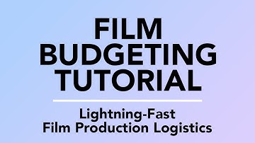 Shamel | Film Budgeting Tutorial