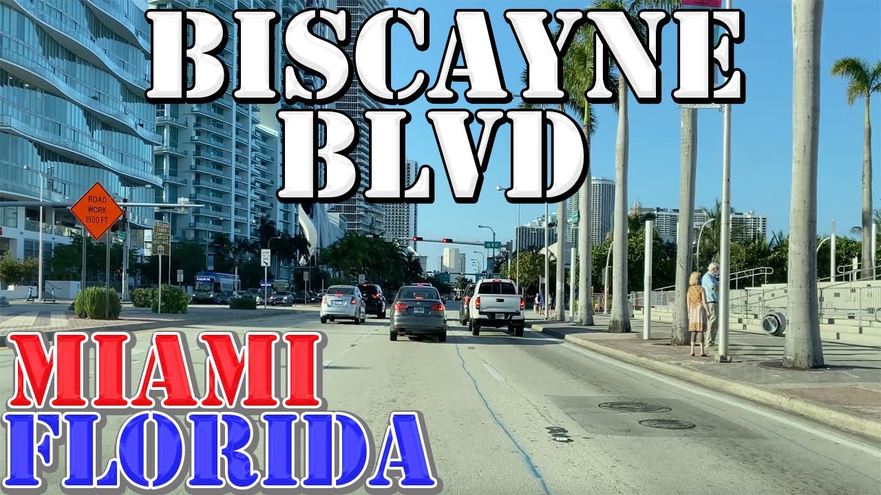 Biscayne Blvd Miami s LONGEST Street FULL Route Florida 4K Biscayne Blvd Miami s LONGEST Street FULL Route Florida 4K