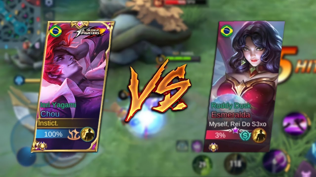 Chou tank vs Esmeralda Xp lane - Gameplay
