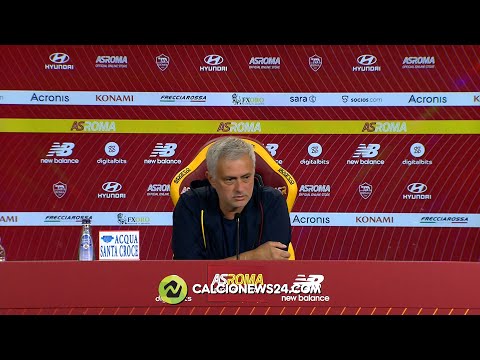 Conferenza Mourinho pre Juventus-Roma: “Juve in corsa scudetto. A Torino mi mancarono di rispetto”