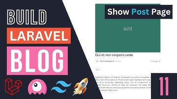 Post Show Page | Build Blog with Laravel, Livewire & Filament #11