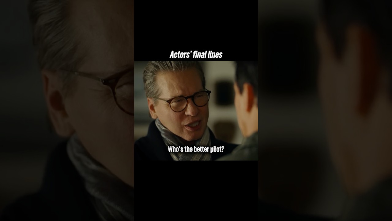 Actors' last scenes ever