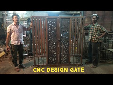 Making of CNC Design Gate ( Size 6/5 ) - YouTube