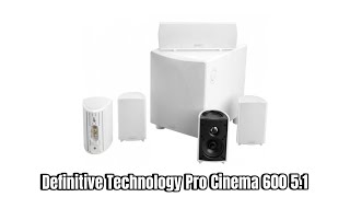 Definitive Technology Pro Cinema 600 5.1 Speaker Package #hometheatersystem #bass 