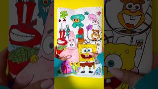 Unboxing Cute Spongebob Paper Squishy ! | Blind Bag DIY #unboxing #papercraft #craft #shorts