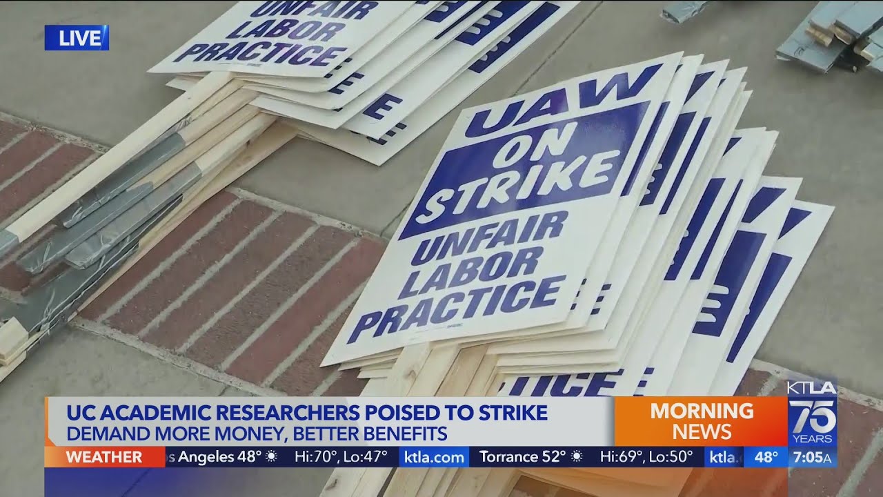 UC workers prepare for strike - YouTube