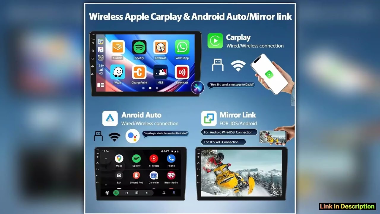 Android 15 Carplay Auto Car Radio For BMW MINI COOPER F54 F55 F56 F60 20142019 Navigation GPS Multi