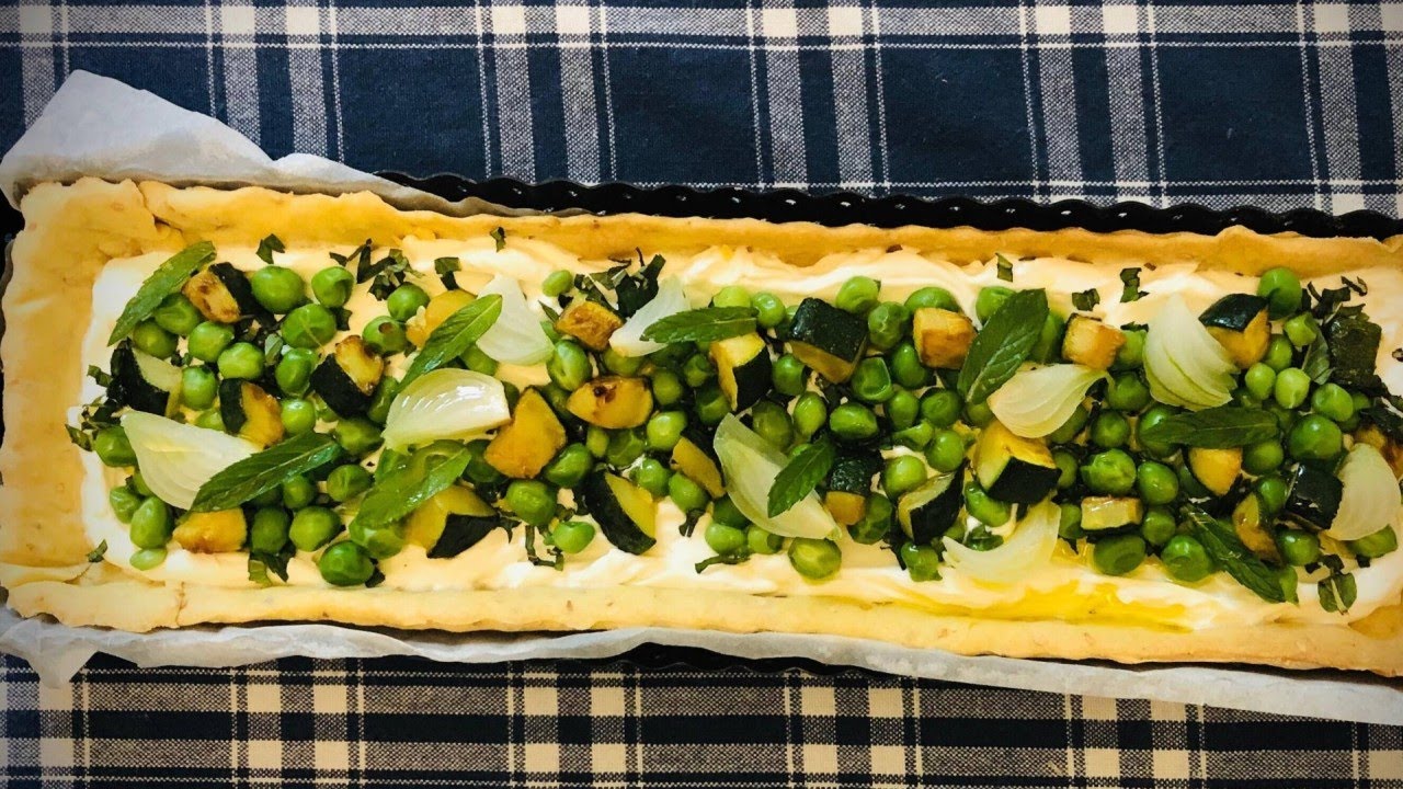 Coup d'food Tarte salée aux légumes de printemps avec 750g La