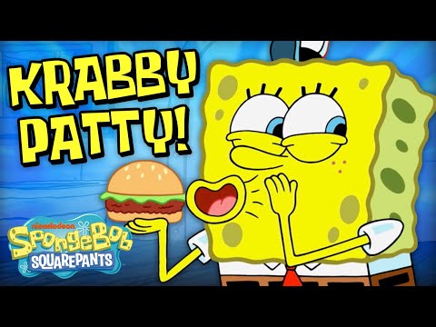 EVERY Time Someone Says 'Krabby Patty' 🍔 | SpongeBob