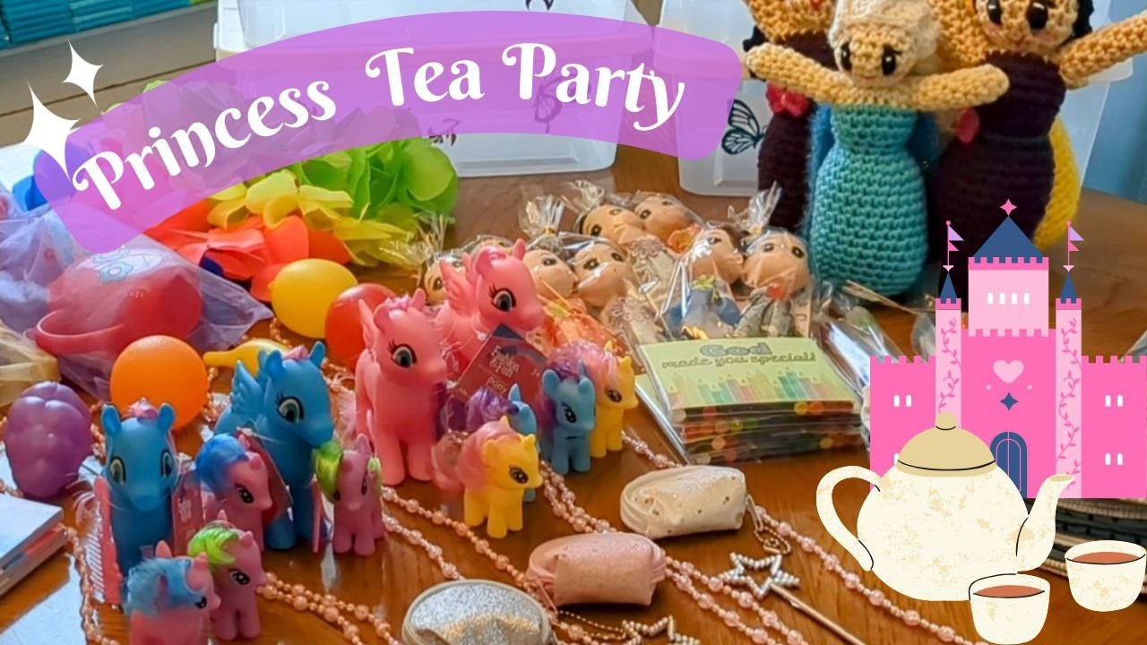 Operation Christmas Child | Набор из 4 коробок для обуви «Принцесса, чаепитие» с собой — простые ...