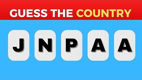 Guess the Country by Scrambled Name | Fun Quiz Challenge 2025 l Quiz world