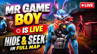 Mr Game Boy is live || hide & seek full map ||
