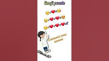 Emoji puzzle #ytshorts #puzzle #easy #easypuzzle #simple  #braintest #fun #mirthi20