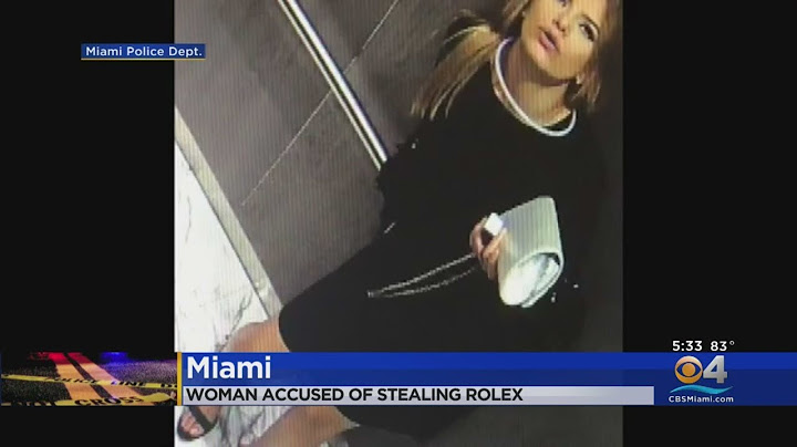 Woman Accused Of Stealing Expensive Rolex