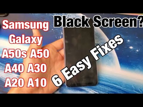 Black Screen or Screen Won&rsquo;t Turn On for Galaxy A50s, A50, A40, A30, A20, A10, etc