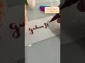 Calligraphy name GULAM HUSSAIN | #shorts#calligraphy#video#youtubeshorts