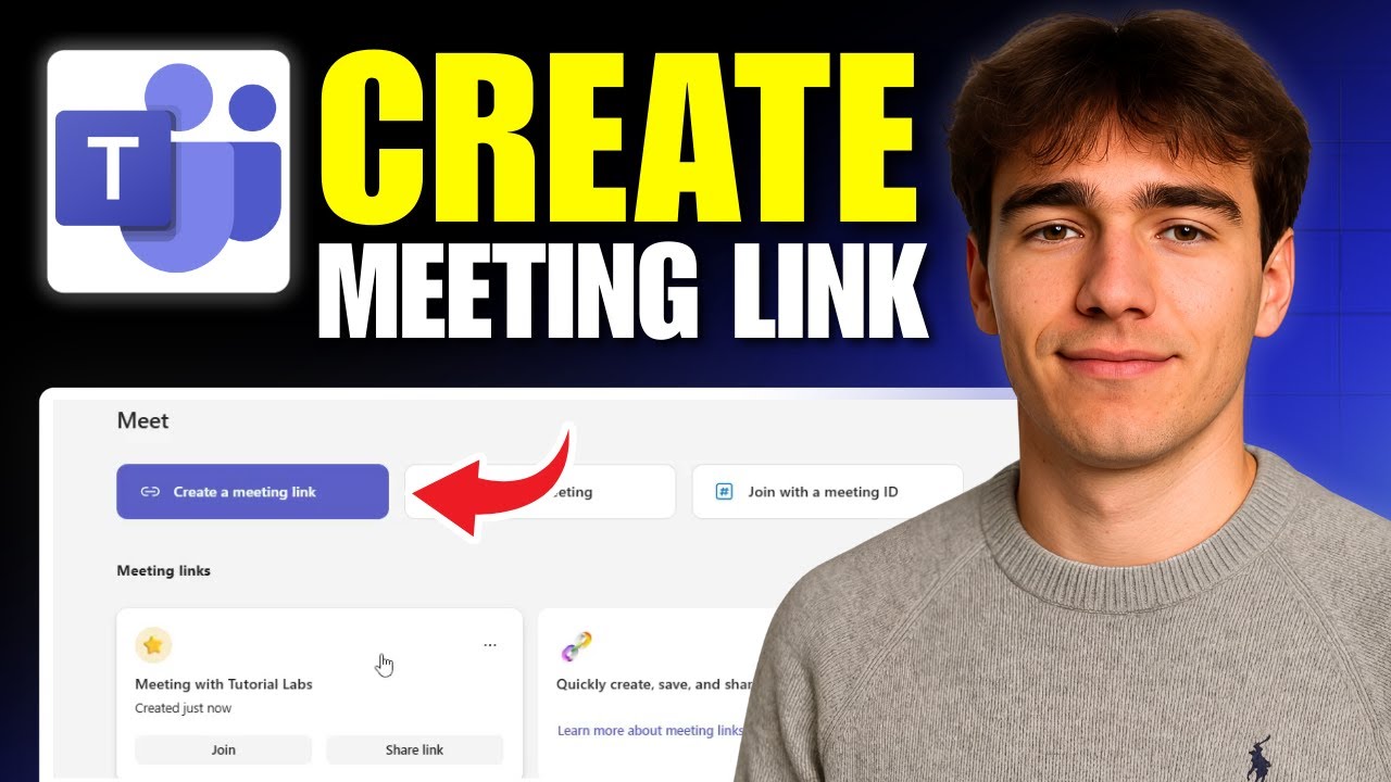 How To Create Meeting Link In Microsoft Teams (Tutorial 2026) - YouTube