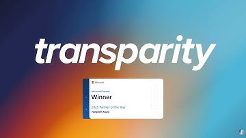 Transparity Named 2025 Microsoft Partner of the Year for NonProfit 🥳