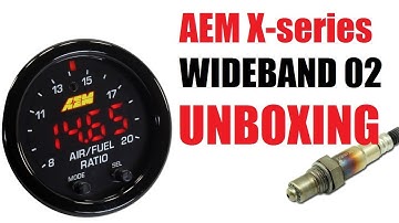 AEM X-series wideband AFR gauge unboxing