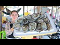 Big Fresh Oyster - Buy Oyster at Port - Spicy Sweet Chili Sauce Eating Big Oyster - Amazing Video