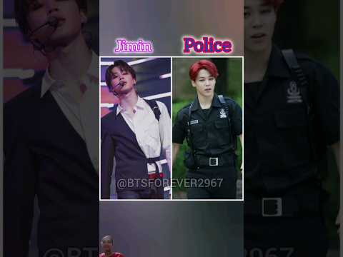 BTS in police look #jk #jk #v #jimin #jin #rm #suga #shorts #viral #shortsvideo #viralvideo #kpop