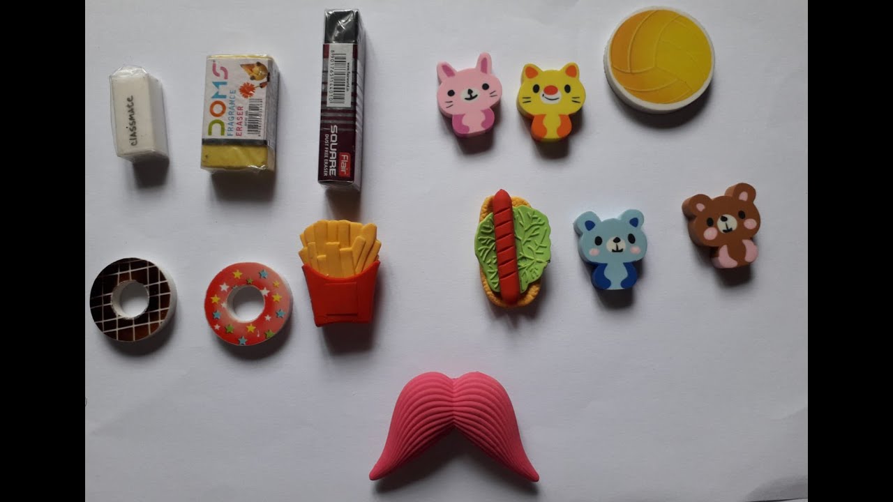 my mini eraser collection/ cute erasers 😊😊😀❤ (shorts#)