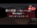 【カラオケ】愛の言霊 ～Spiritual Message～/サザンオールスターズ