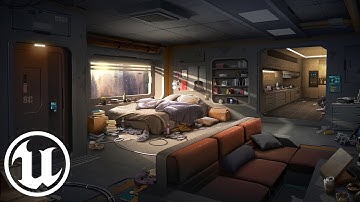 Creating a 3D Sci-Fi Apartment in UE4 (Episode 01)