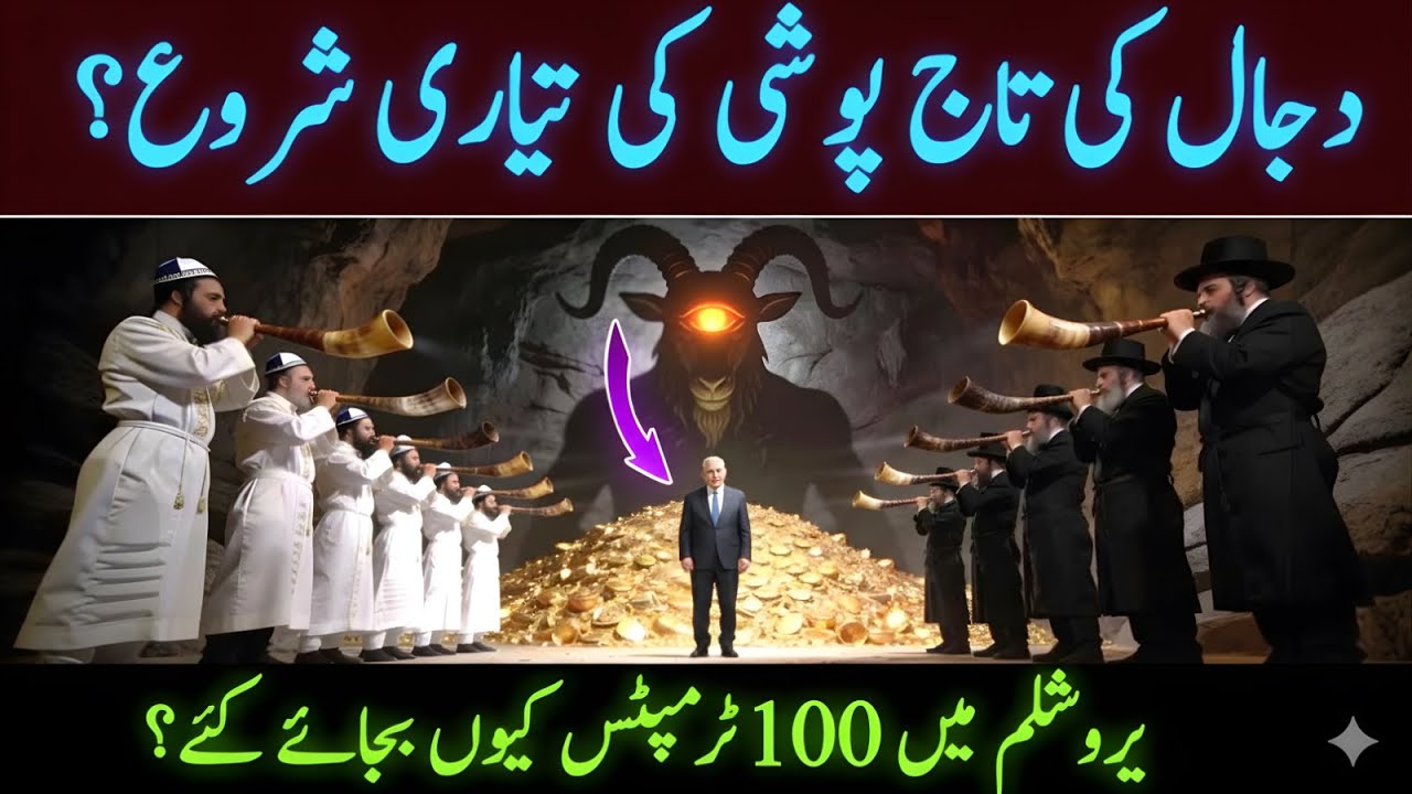 Dajjal Ki Tajposhi Ki Tayari Shuru? Yarushalam Mein 100 Trumpets Bajne Ka Raaz | Dr Israr Ahmad