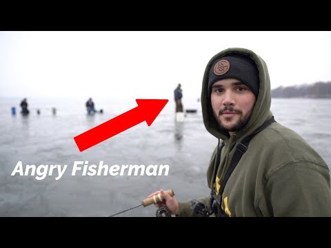 ANGRY Fisherman Encounter! (Thin ice) ANGRY Fisherman Encounter! (Thin ice)