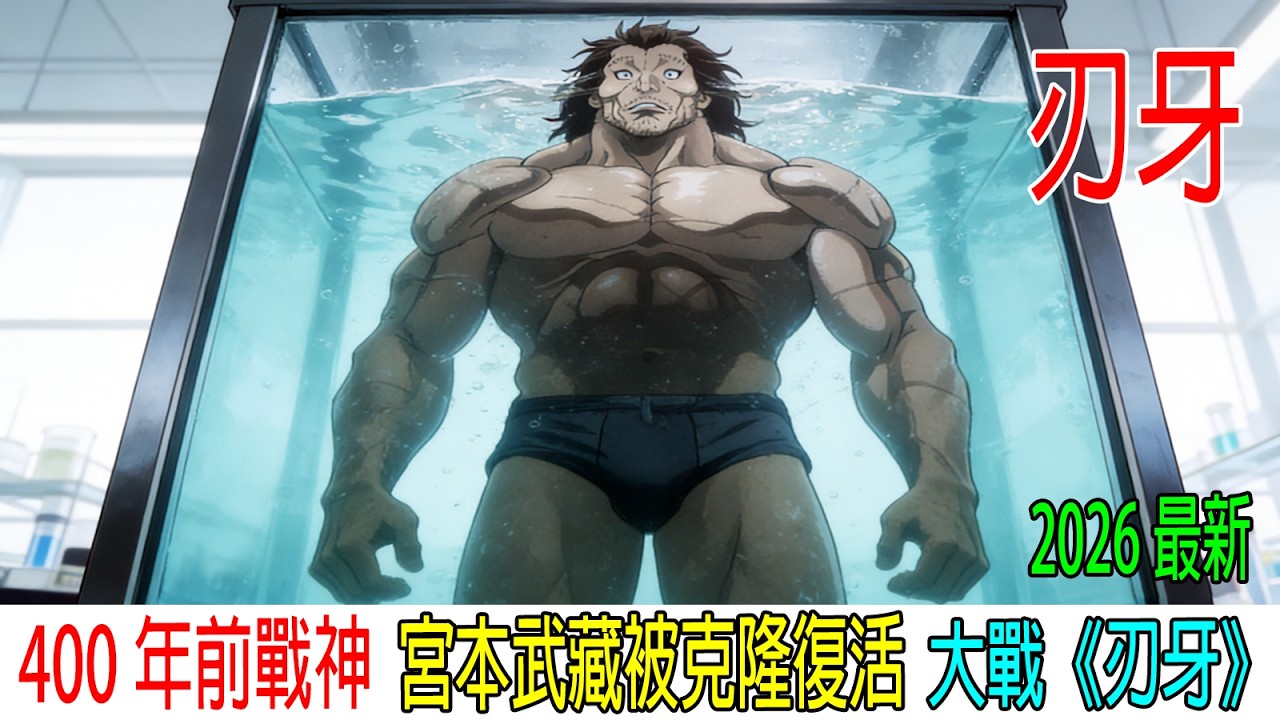 400年前戰神，宮本武藏被克隆復活，大戰刃牙！劍術無敵，勇次郎將出馬，2026最新《刃牙道》