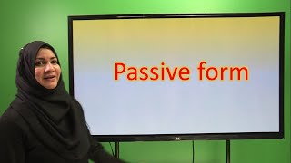 tasks on passive form