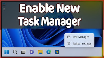 Enable New Task Manager on Taskbar Right Click In Windows 11 Dev Version ✔✔✔